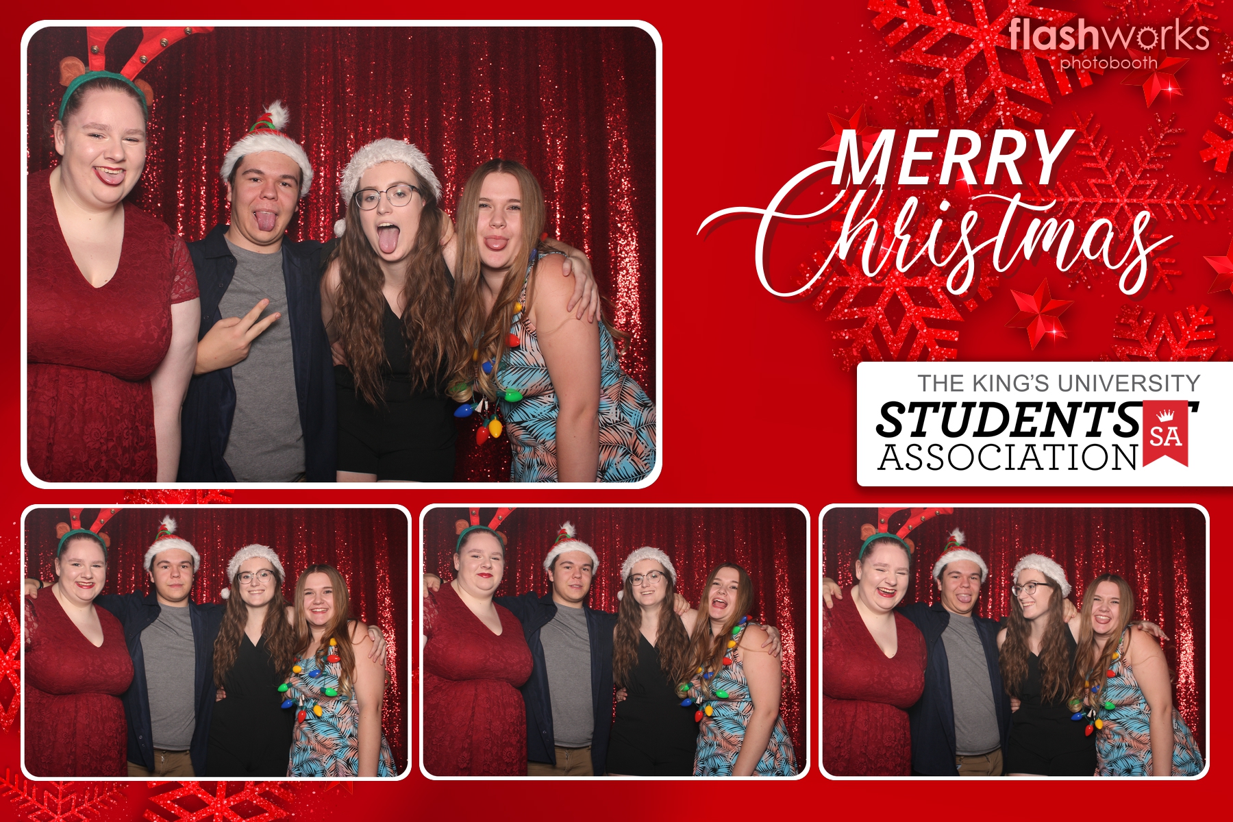 Kings Christmas Party | View more photos from the event at gallery.flashworksphotobooth.com/u/FlashworksPhotoboothInc/Kings-Christmas-Party